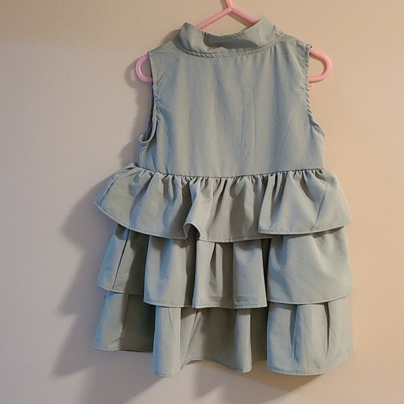 Ruffled Sleeveless Dress - Picture 2 of 2